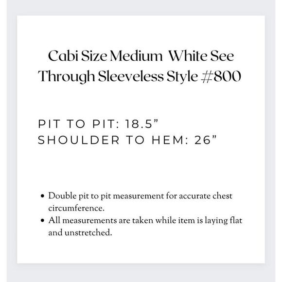 Cabi #800 Size Medium Open Needle Lace Floral Peplum Sheer Tank Exposed Zipper - Picture 16 of 16